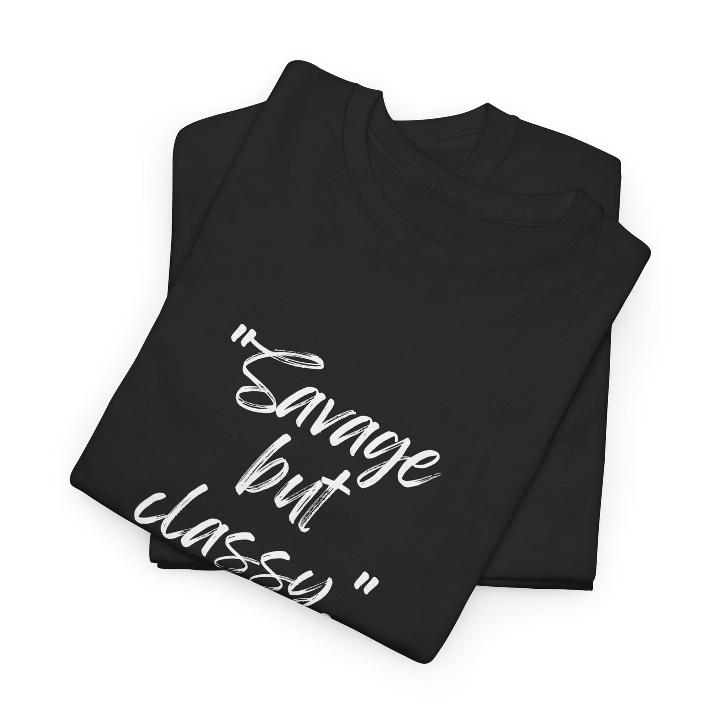 Savage But Classy Unisex Heavy Cotton Tee