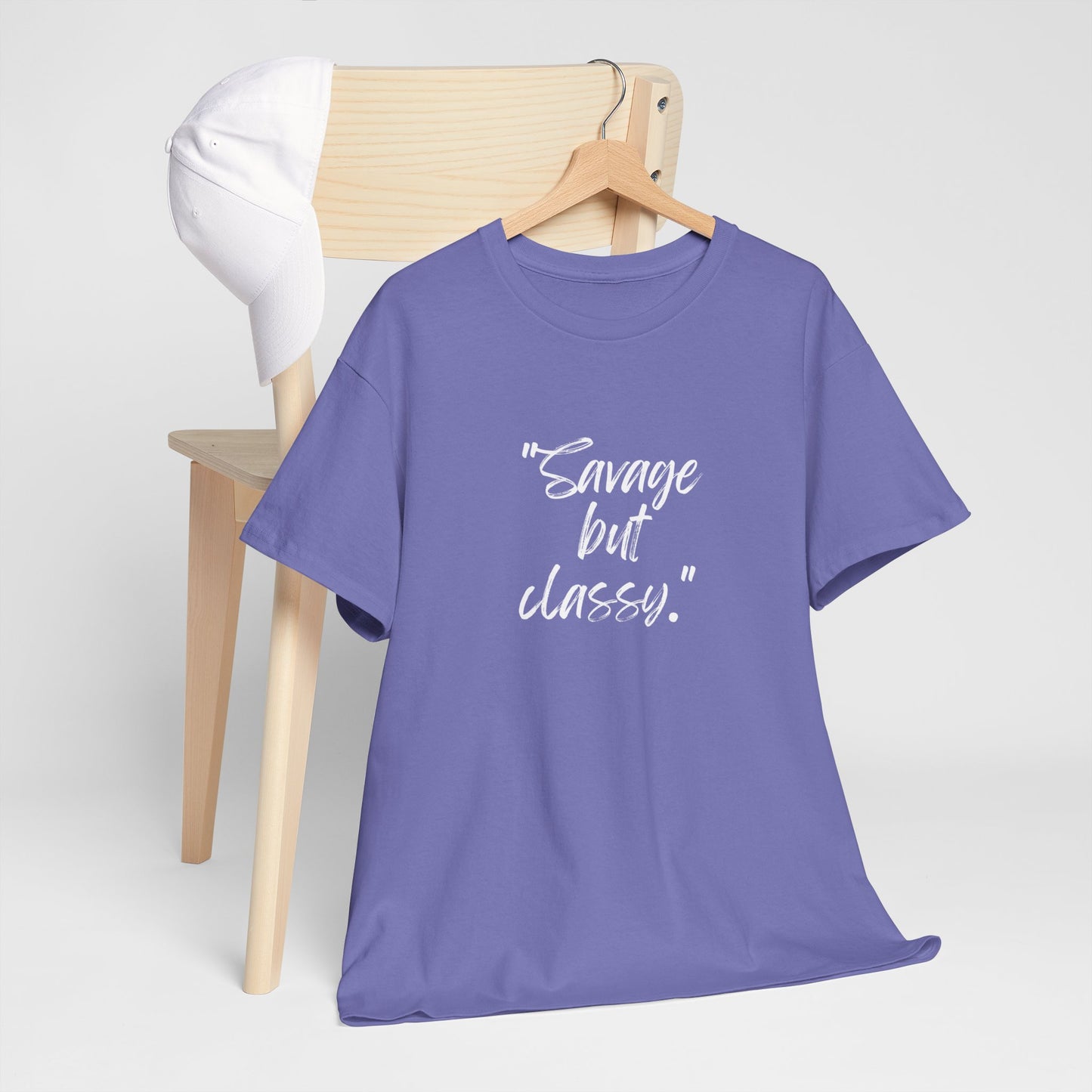 Savage But Classy Unisex Heavy Cotton Tee