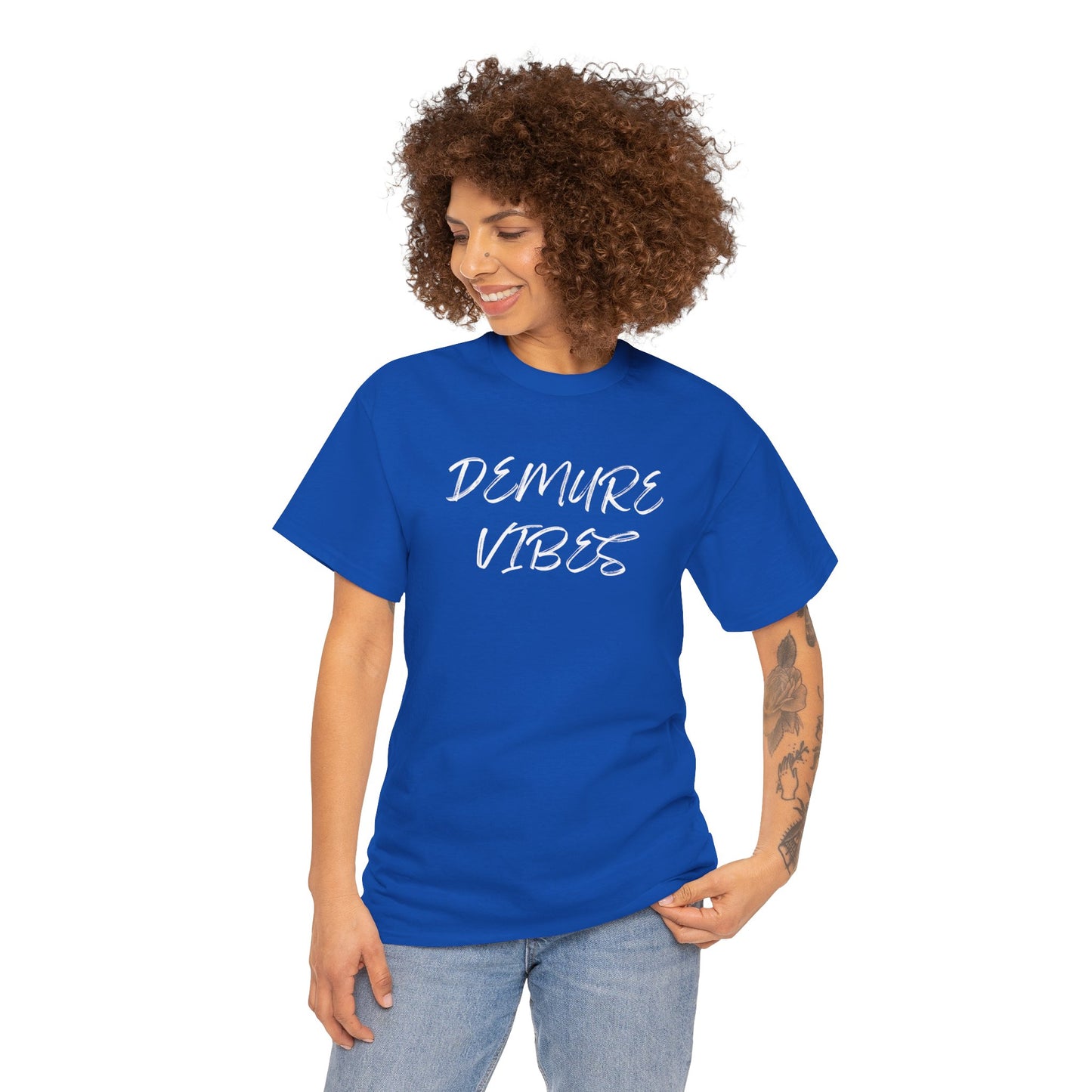 Demure Vibes Unisex Heavy Cotton Tee