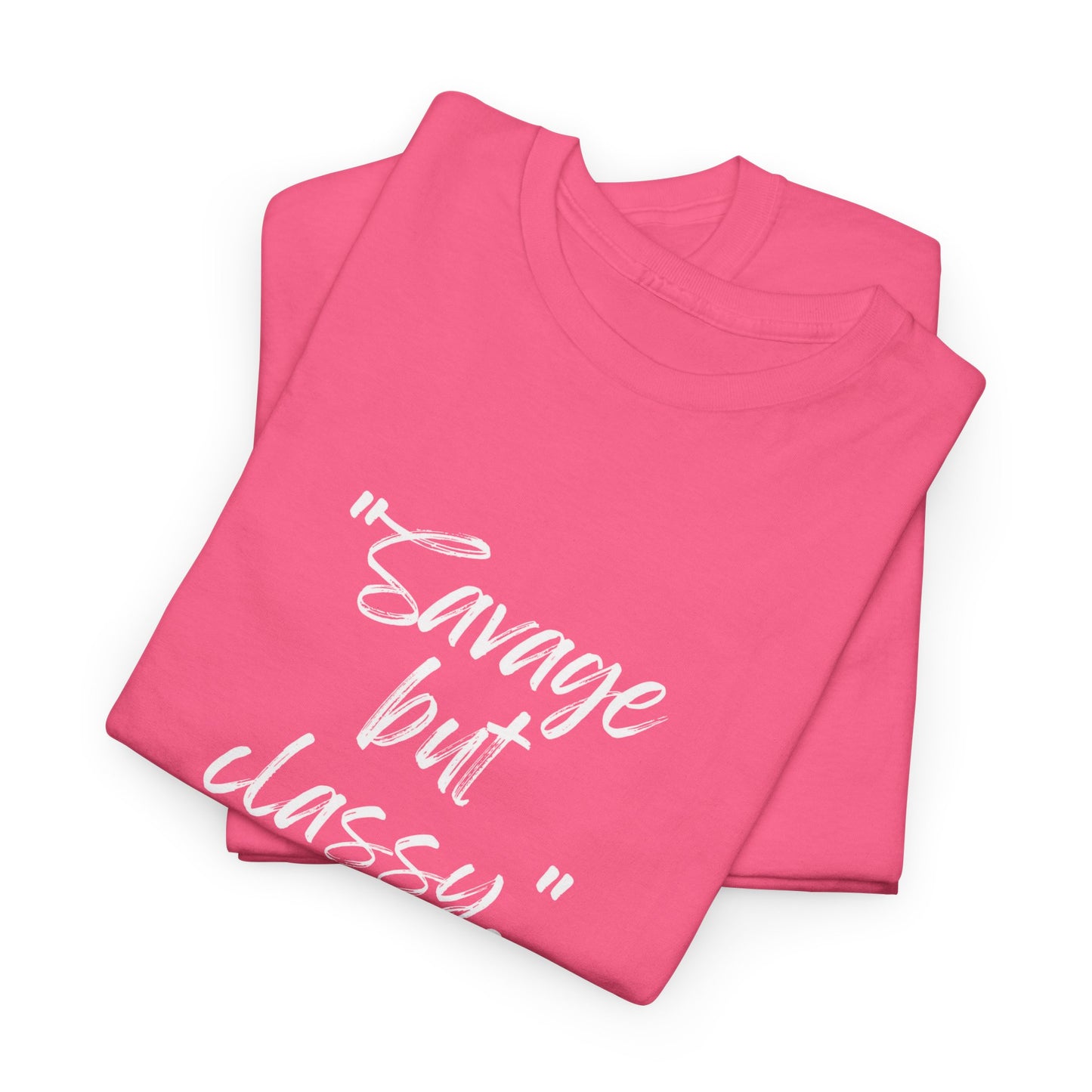 Savage But Classy Unisex Heavy Cotton Tee