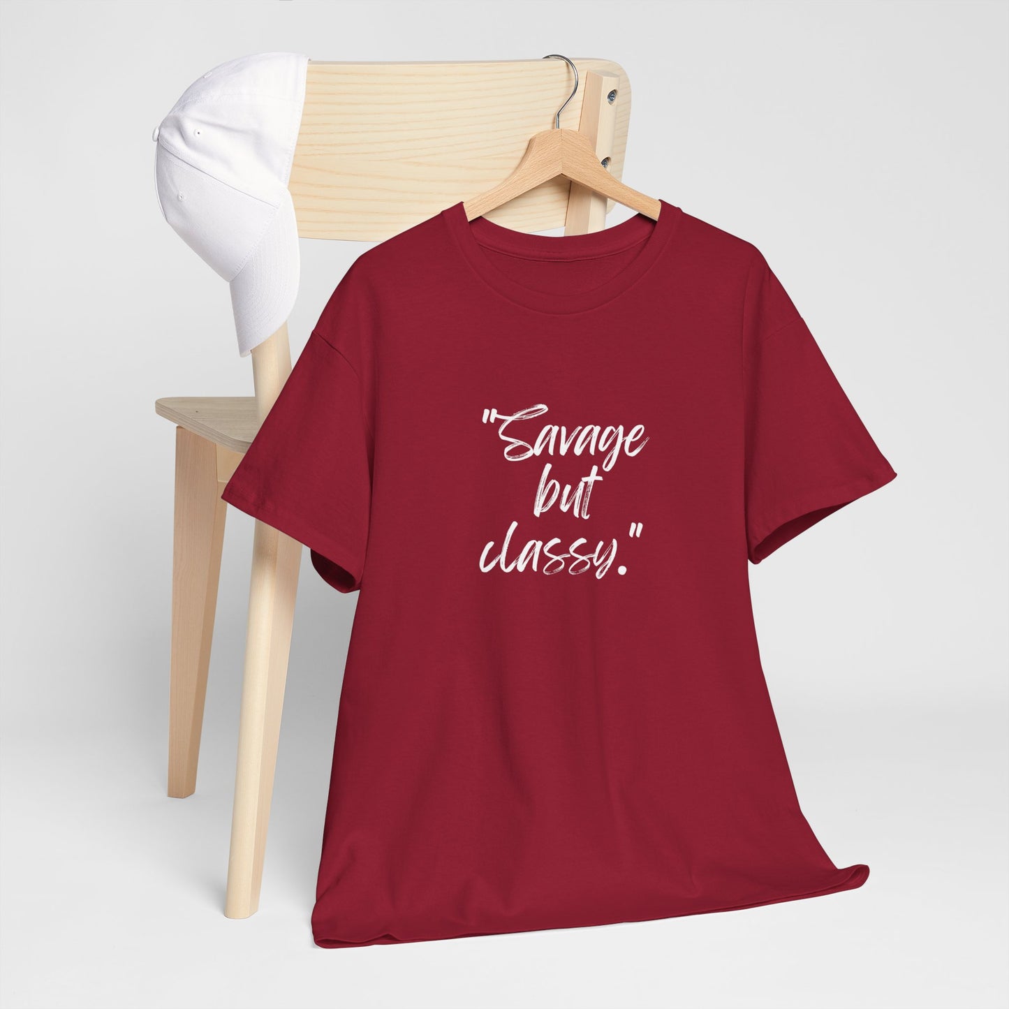 Savage But Classy Unisex Heavy Cotton Tee