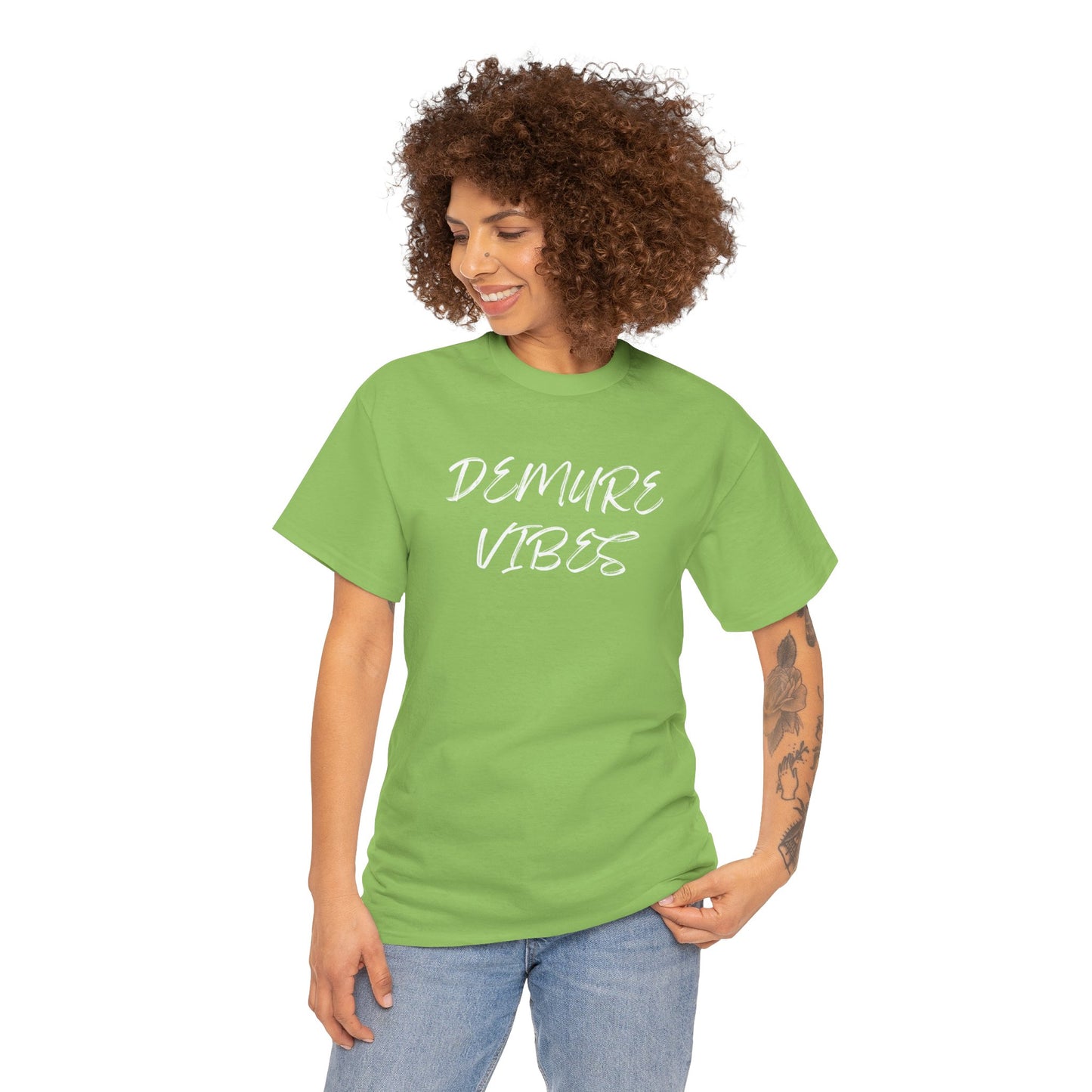 Demure Vibes Unisex Heavy Cotton Tee